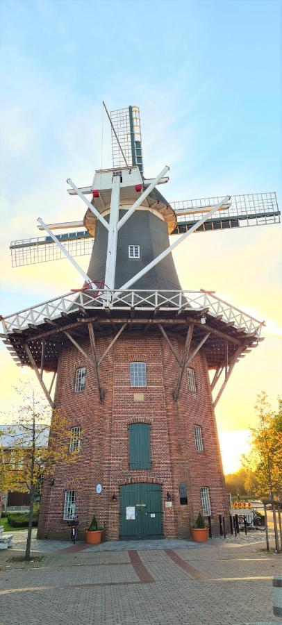 Idyllisches Ferienhaus Naehe Meyer Werft Papenburg Exteriör bild