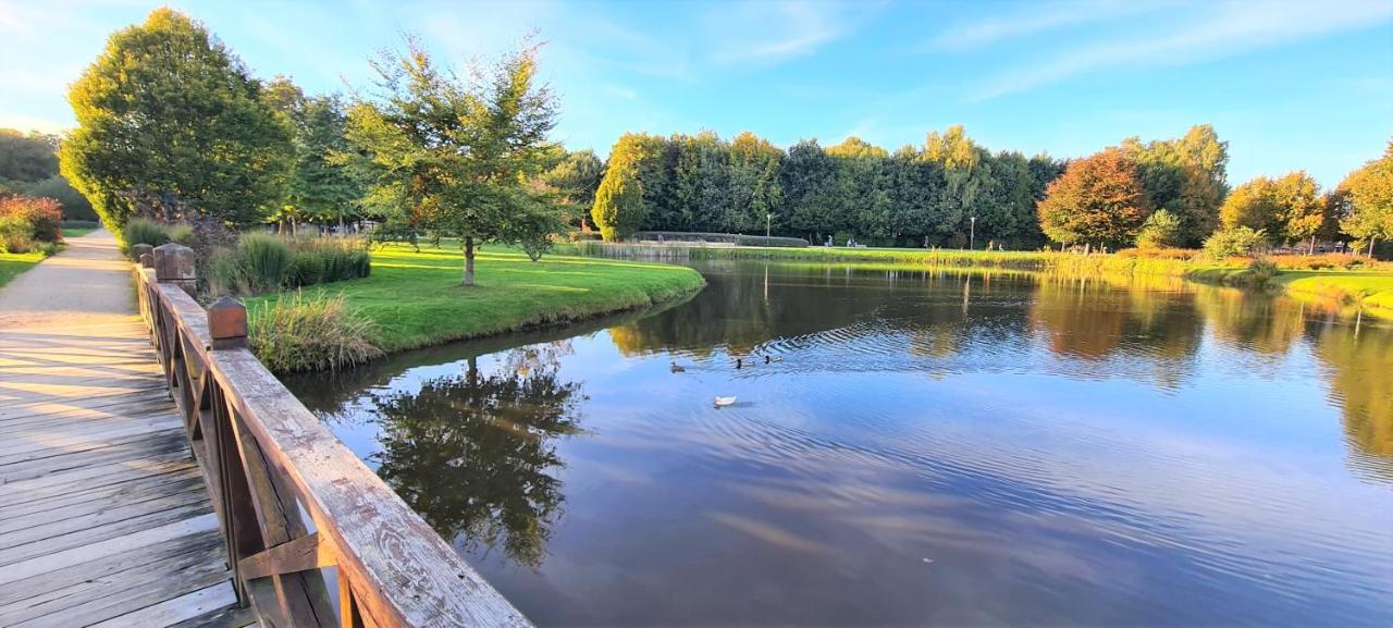 Idyllisches Ferienhaus Naehe Meyer Werft Papenburg Exteriör bild